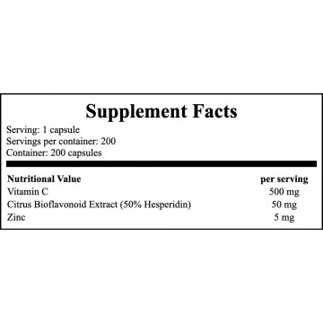 Vitamina C Strong 500 - 200caps. - 2