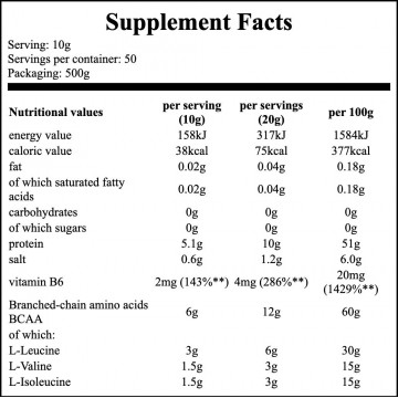 BCAA Xplode - 500g - Peach Ice Tea - 2