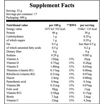 Pure Whey Isolate 95 - 600g - Strawberry - 2