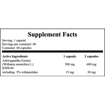 Ashwagandha 600 Sport - 60caps - 2