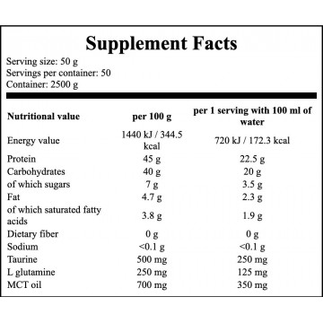 Profi Mass - 2500g - Banana - 2