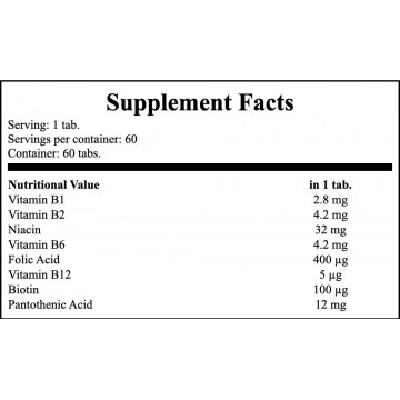 Gold Vit B Forte - 60tabs. - 2