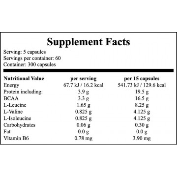 BCAA - 300caps. - 2