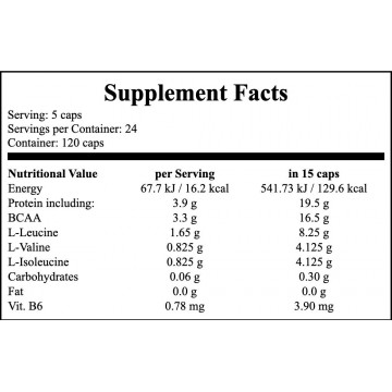 BCAA - 120caps. - 2