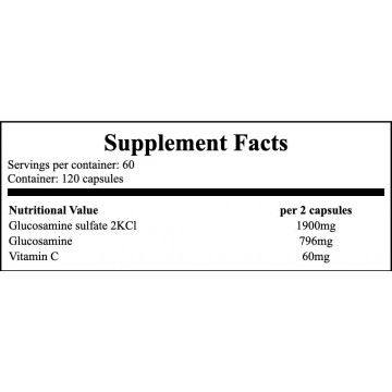 Gold Glucosamine 1000 - 120caps. - 2