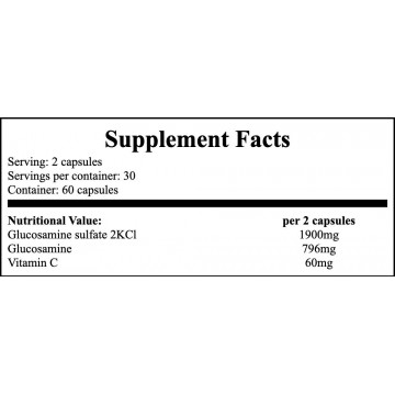 Gold Glucosamine 1000 - 60caps. - 2