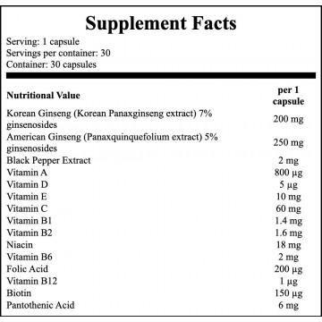 Żeń-Szeń Vita Complex - 30caps. (ginseng) - 2