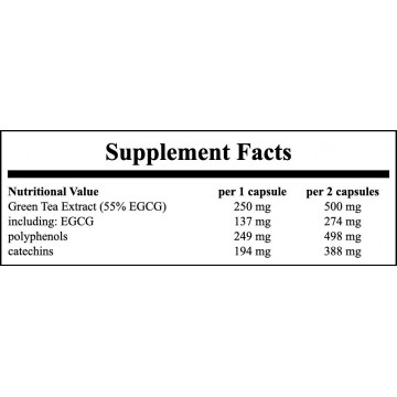 Zielona Herbata Ekstrakt - 60caps. (green tea extract) - 2