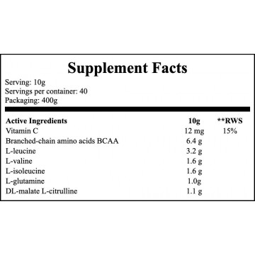 BCAA - 400g - Tropical Lemon - 2