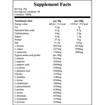 Metapure Zero Carb - 2000g - White Chocolate - 2