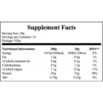 Gold Standard 100% Isolate - 930g - Dark - 2