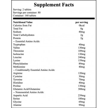 Superior Amino 2222 - 160tabs. - 2