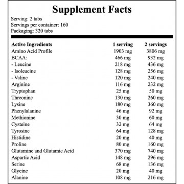 Amino 2222 - 320tabs - 2