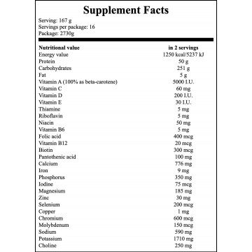 Serious Mass - 2730g - CHOCOLATE Peanut Butter - 2