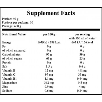 Isostar Koncentrat + Antioxidants - 400g - Cranberry Red Fruit - 2