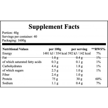 Patinum Hydro Whey - 1600g - Vanilla - 2