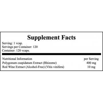 Natural Resveratrol 200mg - 120vcaps - 2