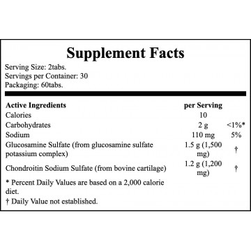 Glucosamine & Chondroitin Sulfate Extra Strenght - 60tab - 2