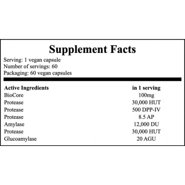 Gluten Digest - 60veg caps. - 2