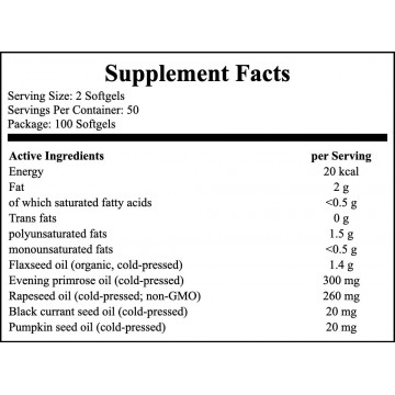 Omega-3-6-9 1000mg - 100softgels - 2