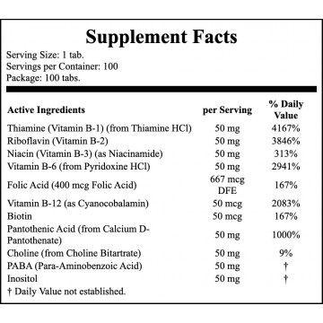 Vitamin B-50 - 100tabs - 2