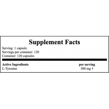 L-Tyrosine - 120caps - 2