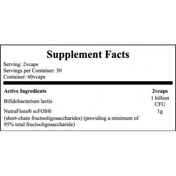 Probiotic+ Prebiotic Fiber - 60vcaps - 2