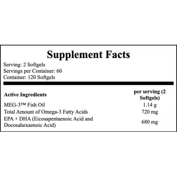 Omega 3 High Concentrate - 120softgels - 2