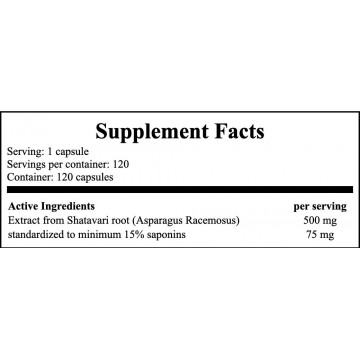 Shatavari - 500mg - 120caps - 2