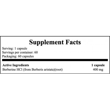 Berberine 400mg - 60caps - 2