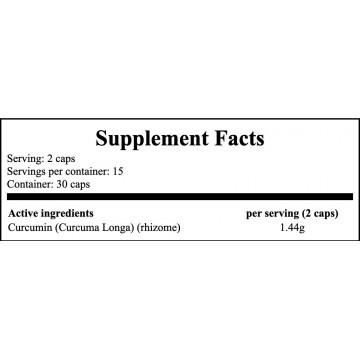 Turmeric 720mg - 30caps. - 2