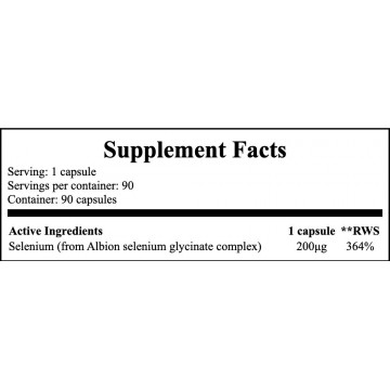 Selenium complex 200mcg - 90caps - 2