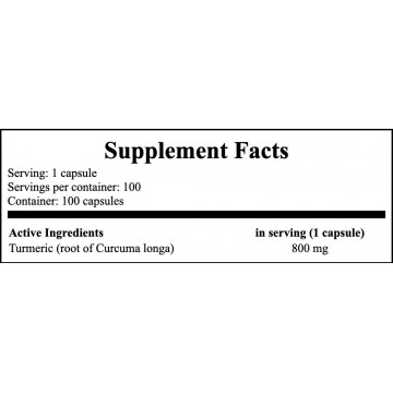 Turmeric 800mg - 100caps. - 2