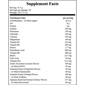 Iso Active - 20 x 31,5g - Grapefruit - 2