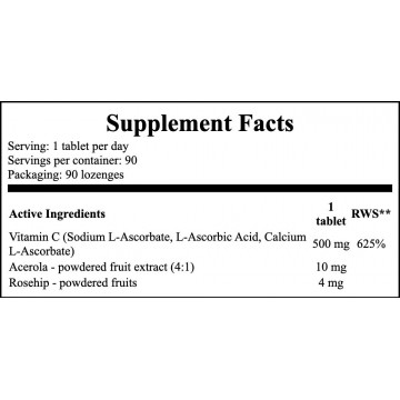 Vitamin C 500mg - 90vchewables - Orange PL - 2