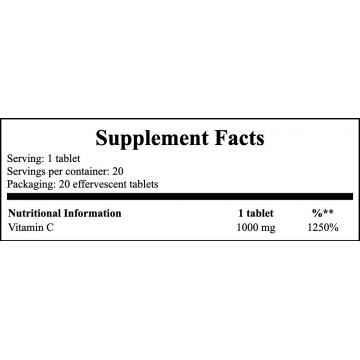 VitaC 1000mg - 20tabs. - Lemon - 2