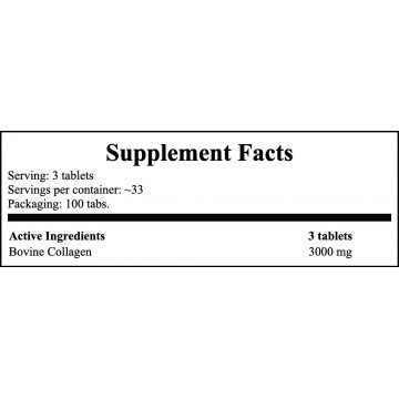 Collagen 3000mg - 100tabs. - 2