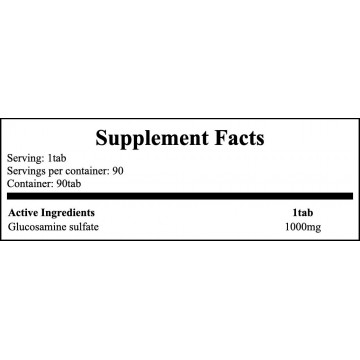 Glucosamine 1000 - 90tabs. - 2