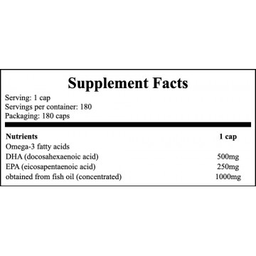 DHA 500mg - 180softgels - 2