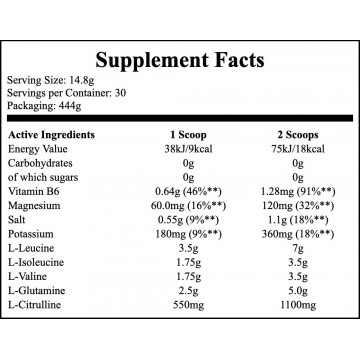 Xtend BCAA - 444g - Lemon-Lime Squeeze - 2