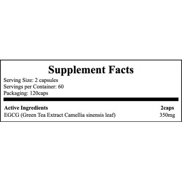 Super Strength EGCG - 350mg - 120caps. - 2