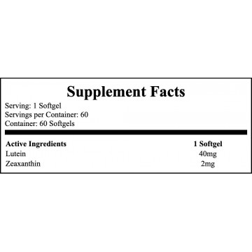 Lutein Forte - 60softgels. - 2