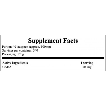 GABA Pure Power - 170g - 2