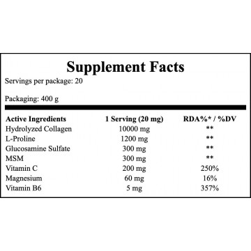 Flex powder - 400g - Lemon - 2