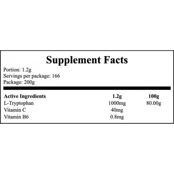 Tryptophan - 200g - Natural - 2