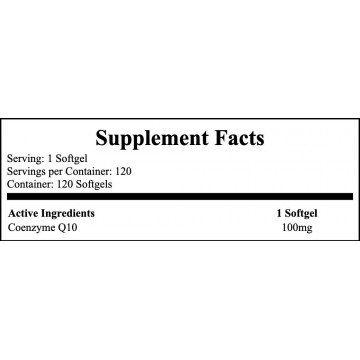 Coenzyme Q-10 100mg - 120softgels - 2