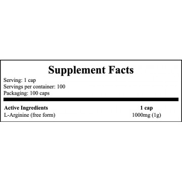 L-Arginine 1000mg - 100caps - 2