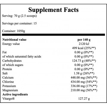 Vitargo - Electro Energy - Pineapple - 1050g - 2