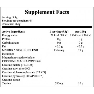 Creatine Xplode Powder - 260g. - Orange - 2