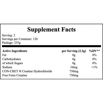 Creactor - 235g - Unflavoured - 2